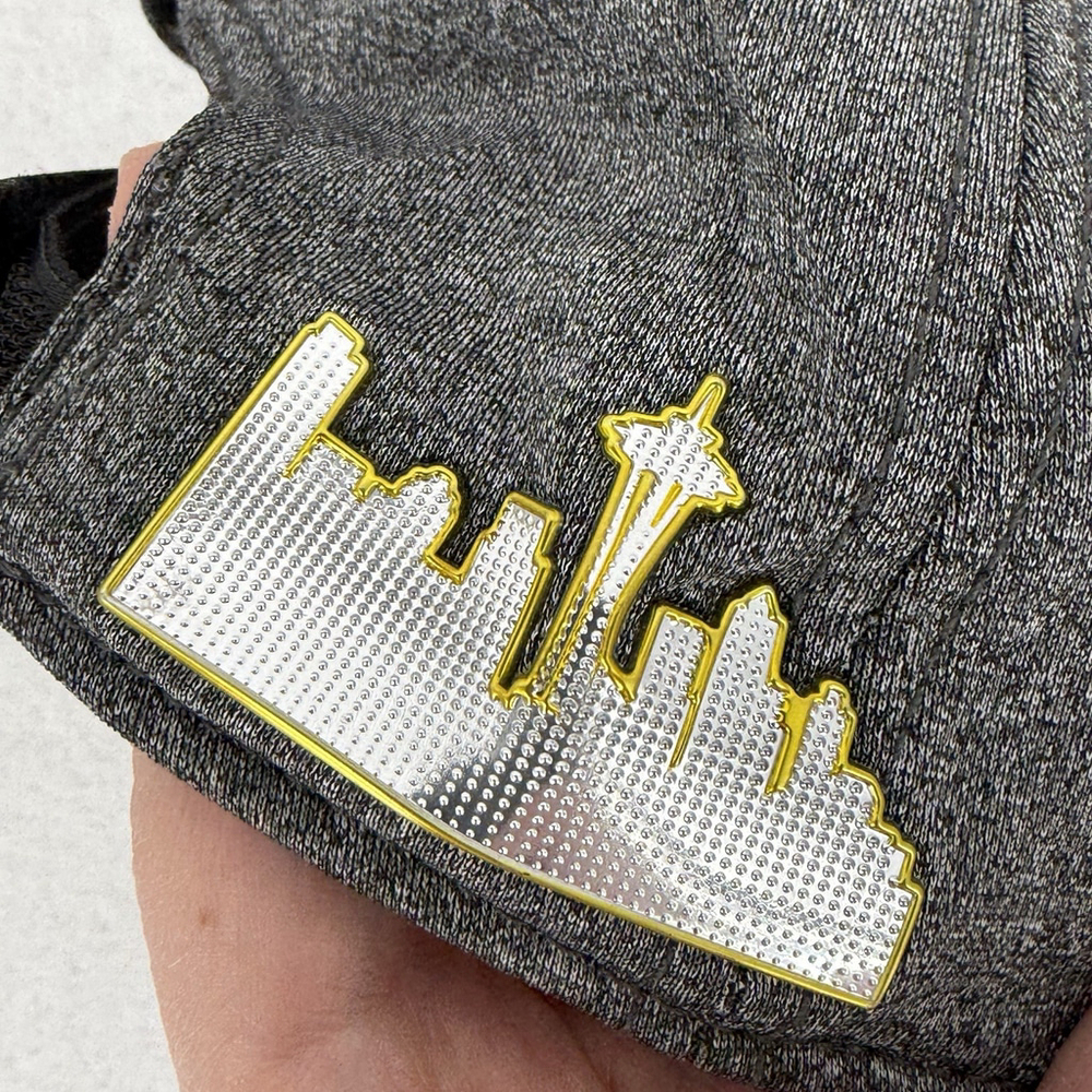 Seattle Washington Embossed Designer Hat Adjustable - Picture 4 of 7